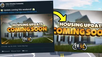 Biggest ERLC HOUSING REVAMP Update this weekend! | Liberty County (Roblox)