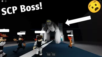 SCP Boss is Attacking The Gate - Roblox