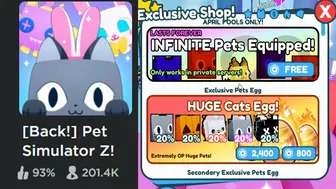 *Updated* Pet Simulator Z Secret Game Link! (Roblox)