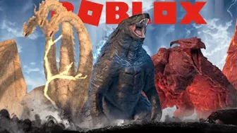 All Godzilla King Of The Monsters Kaiju's Roars ! | Kaiju Universe Roblox