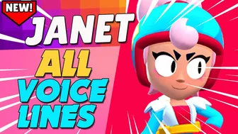 All Janet Voice Lines | Brawl Stars