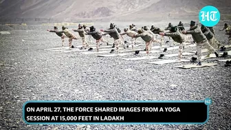 ITBP ‘Himveers’ scale new heights with Yoga at 15,000 ft in snow-capped Himalayas | Watch