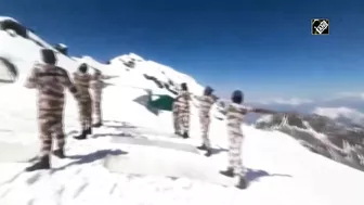 Yoga At 15,000 Feet In Snow-Covered Himalayas By Soldiers