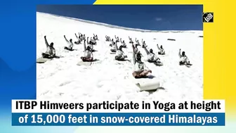 Yoga At 15,000 Feet In Snow-Covered Himalayas By Soldiers