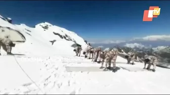 ITBP Jawans Perform Yoga At 15000 Feet Of Himalayas In Uttarakhand