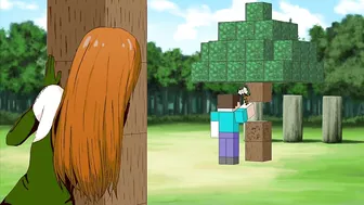 What are you doing, Steve? | Minecraft Anime Ep 42