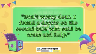 Funny jokes - A doctor on the 2nd hole