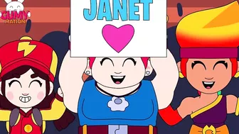 JANET ORIGIN - BRAWL STARS ANIMATION