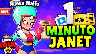 JANET EN 1 MINUTO  | NUEVA BRAWLER EN 1 MINUTO???? BRAWL STARS