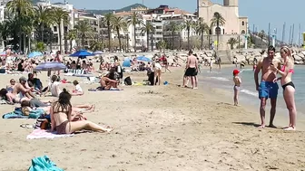 Spain best beaches ????????????️Sitges beach walk / May 2022