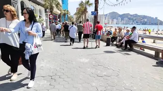 BENIDORM ???????? LEVANTE BEACH BARS & Restaurants May 2022 Spain Walking Tour 4K