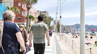 BENIDORM ???????? LEVANTE BEACH BARS & Restaurants May 2022 Spain Walking Tour 4K