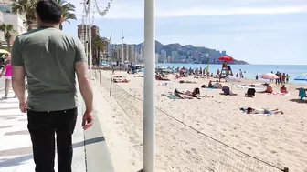 BENIDORM ???????? LEVANTE BEACH BARS & Restaurants May 2022 Spain Walking Tour 4K