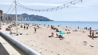 BENIDORM ???????? LEVANTE BEACH BARS & Restaurants May 2022 Spain Walking Tour 4K