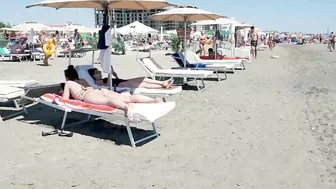 Part 2 Plaja Soleil Beach Bar Beach 4K Afternoon light, at the Beach Sun Sea Relaxation Bikini Beach