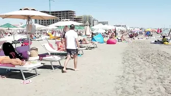 Part 2 Plaja Soleil Beach Bar Beach 4K Afternoon light, at the Beach Sun Sea Relaxation Bikini Beach