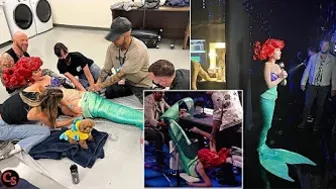 Katy Perry Falls Out of Chair on 'American Idol' While Dressed as Little Mermaid's Ariel - 2022