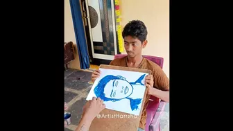 Craziest Live Painting | How To Draw | Boy Drawing | Celebrity Artist | Harrsha Artist