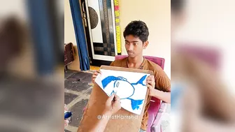 Craziest Live Painting | How To Draw | Boy Drawing | Celebrity Artist | Harrsha Artist