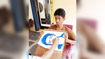 Craziest Live Painting | How To Draw | Boy Drawing | Celebrity Artist | Harrsha Artist