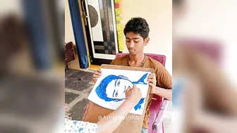 Craziest Live Painting | How To Draw | Boy Drawing | Celebrity Artist | Harrsha Artist