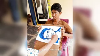 Craziest Live Painting | How To Draw | Boy Drawing | Celebrity Artist | Harrsha Artist