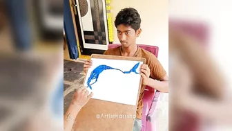 Craziest Live Painting | How To Draw | Boy Drawing | Celebrity Artist | Harrsha Artist