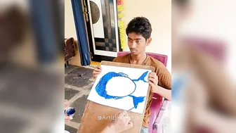 Craziest Live Painting | How To Draw | Boy Drawing | Celebrity Artist | Harrsha Artist