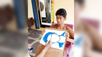 Craziest Live Painting | How To Draw | Boy Drawing | Celebrity Artist | Harrsha Artist