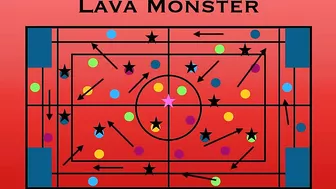 LAVA MONSTER - physical education game