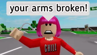 When you Break your Arm! (ROBLOX) meme