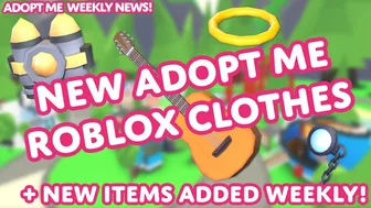 ???? NEW ADOPT ME CLOTHES IN THE ROBLOX CATALOG! ???? + More Every Week! ????