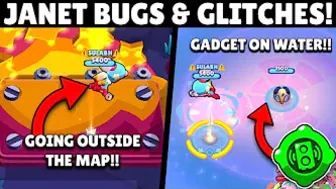 New Glitches & Bugs with Janet | Brawl Stars Season 12 #stuntshow