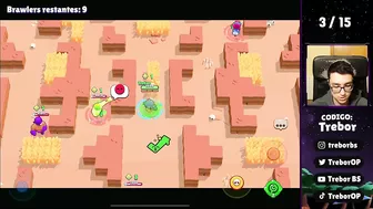 Trebor TRAICIONANDO TEAMS en SUPERVIVENCIA - Brawl Stars