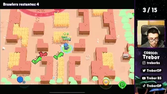 Trebor TRAICIONANDO TEAMS en SUPERVIVENCIA - Brawl Stars