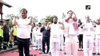 Assam: 'Yoga Utsav' organised in Sivasagar ahead of International Yoga Day