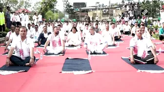 Assam: 'Yoga Utsav' organised in Sivasagar ahead of International Yoga Day