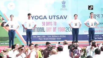 Assam: 'Yoga Utsav' organised in Sivasagar ahead of International Yoga Day