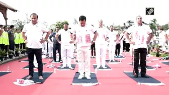 Assam: 'Yoga Utsav' organised in Sivasagar ahead of International Yoga Day