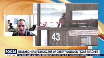 Creepy dolls washing up on Texas beach