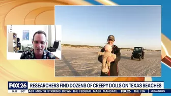 Creepy dolls washing up on Texas beach