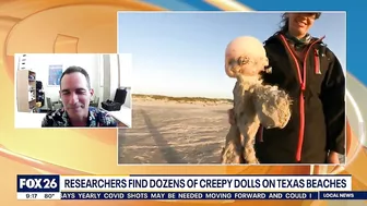 Creepy dolls washing up on Texas beach