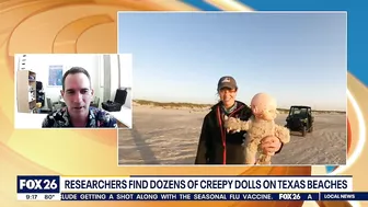 Creepy dolls washing up on Texas beach