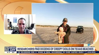 Creepy dolls washing up on Texas beach