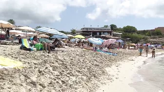 IBIZA Beach Spain Summer -  Beautifu Beach Cala Tarida Amazing IBIZA Walking 4k (reupload)