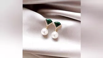 below 5 grams lo  20 above pearl gold earrings models.