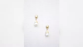 below 5 grams lo  20 above pearl gold earrings models.