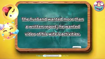 Funny joke | Unfaithful wife caught on tape