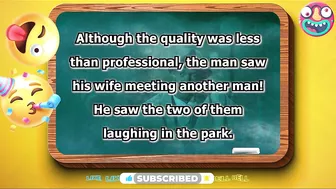 Funny joke | Unfaithful wife caught on tape