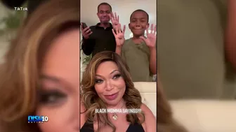 #TishaCampbellMartin Shares a #TikTok of Funny #BlackMommaSayings